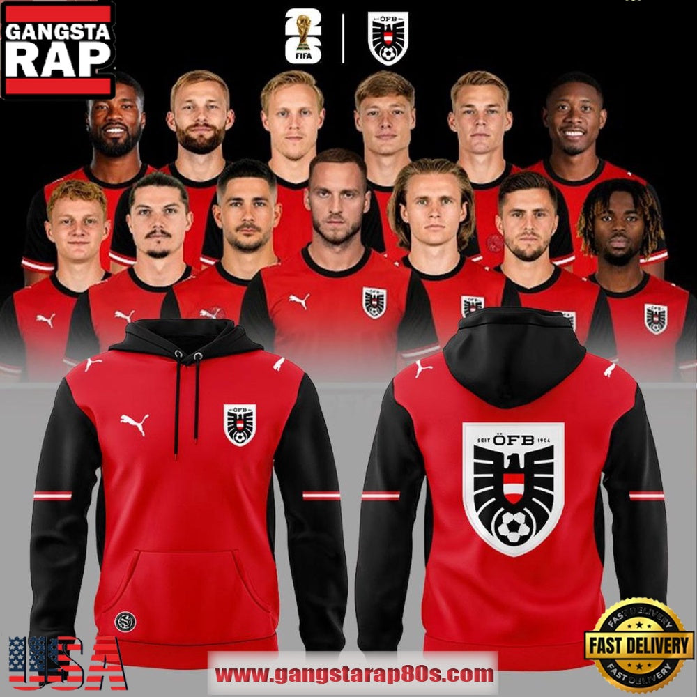 Austria National Soccer Team FIFA World Cup 2026 3D Hoodie