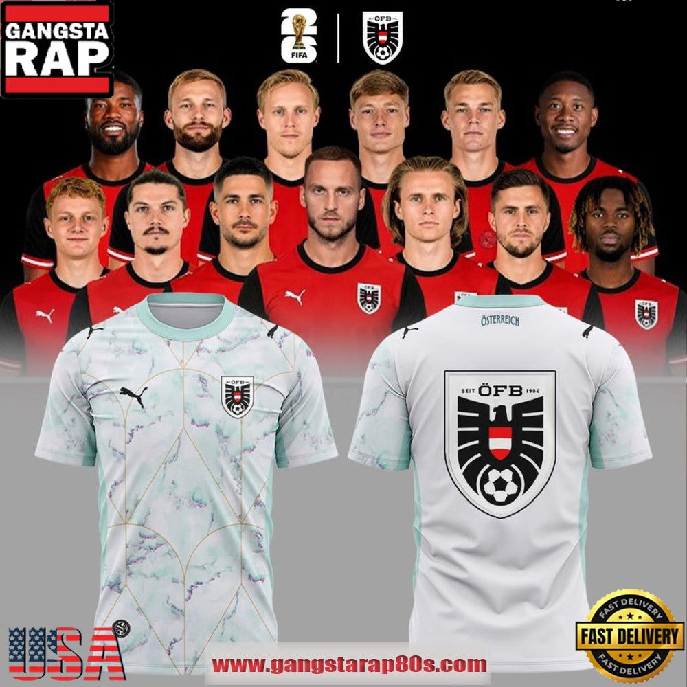 Austria National Soccer Team FIFA World Cup 2026 T Shirt