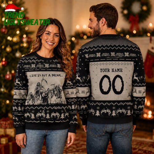 Avenged Sevenfold Life Is A Dream Personalized 2026 Christmas Ugly Sweater - Unique Gifts For Every Occasion