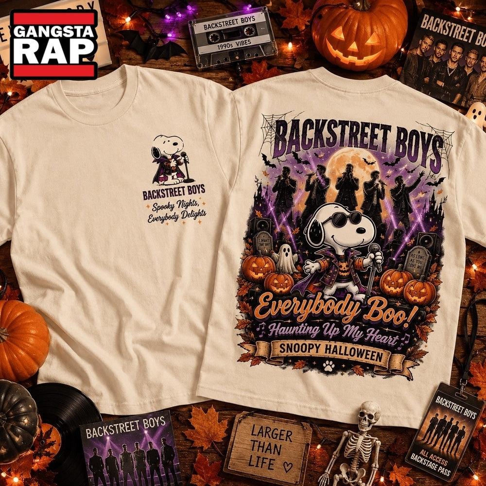 Backstreet Boys Snoopy Halloween 3D Shirt Hoodie T-Shirt