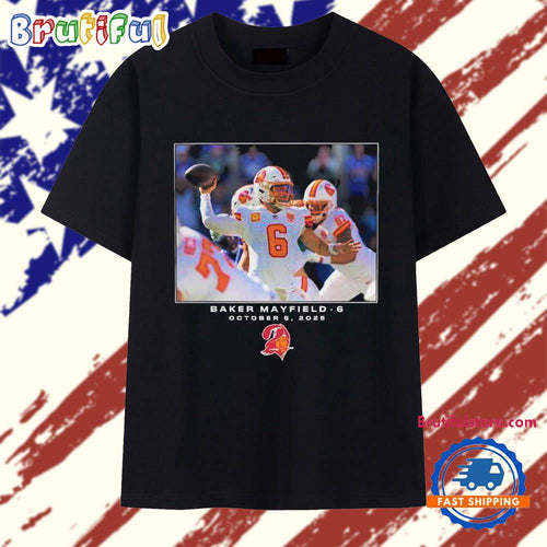 Baker Mayfield Tampa Bay Buccaneers NFL Flash Features Week October 5, 2025 T Shirt