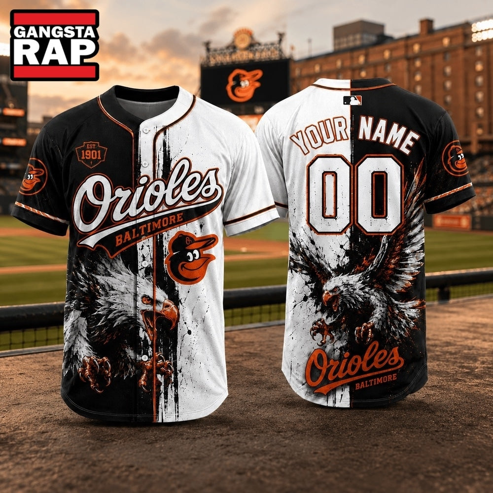 Baltimore Orioles 2026 MLB Eagle America Personalized Baseball Jersey