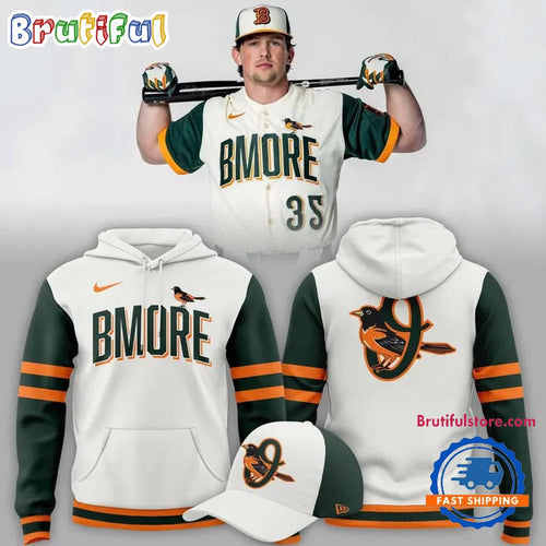 Baltimore Orioles Camden Yards City Connect Uniform Hoodie T-Shirt