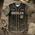 Baltimore Orioles Camouflage Deer Hunting Baseball Jersey
