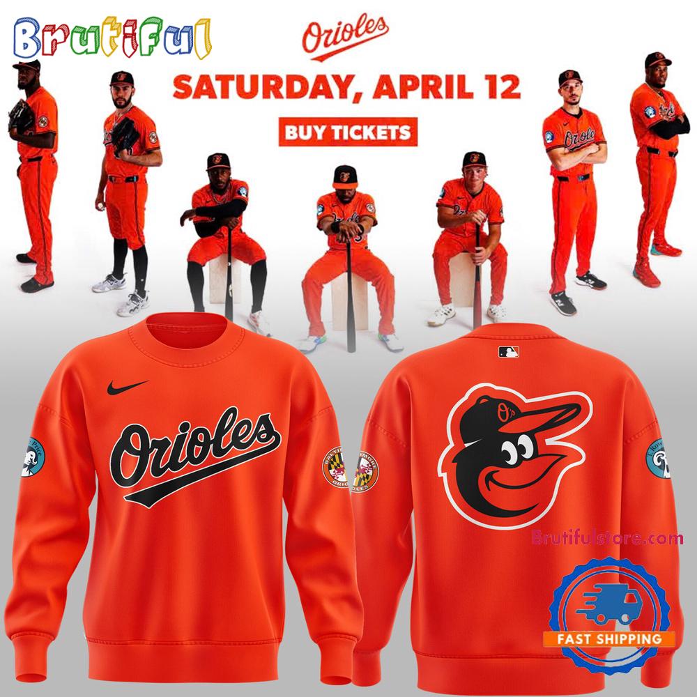 Baltimore Orioles Orange On Orange 2025 Hoodie T-Shirt