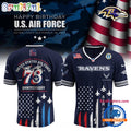 Baltimore Ravens 2025 NFL US Air Force Birthday Football Jersey