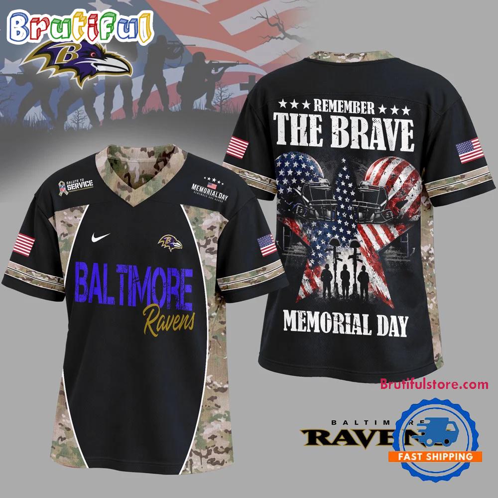 Baltimore Ravens 2026 NFL Memorial Day New Design Football Jersey