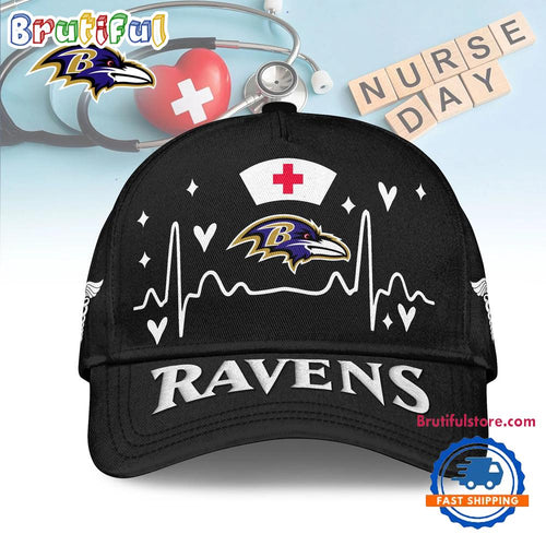 Baltimore Ravens 2026 NFL Nurse Vibes Classic Cap
