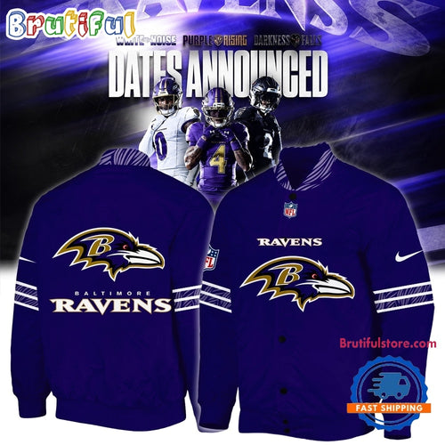 Baltimore Ravens 2026 NFL Rivalries Bomber Jacket