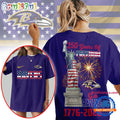 Baltimore Ravens 2026 NFL Statue Of Liberty 250th Anniversary Unisex 3D Shirt