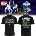 Baltimore Ravens 2026 Rio De Janeiro Game Black T Shirt