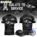 Baltimore Ravens 2026 Salute To Service Limited Camo 3D Shirt