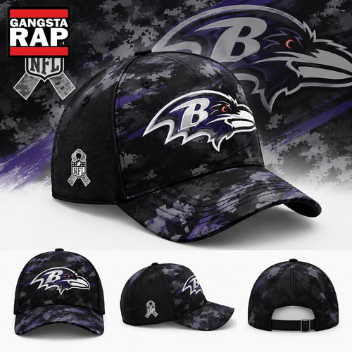 Baltimore Ravens 2026 Salute To Service Limited Camo Cap