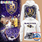 Baltimore Ravens 30 Season 1996-2025 All Over Print Hoodie T-Shirt