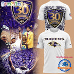 Baltimore Ravens 30 Season 1996-2025 All Over Print Hoodie T-Shirt