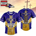 Baltimore Ravens NFL Blessed Beyond The Score Baseball Jersey