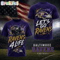 Baltimore Ravens NFL Fan For Life Limited Edition 3D Shirt