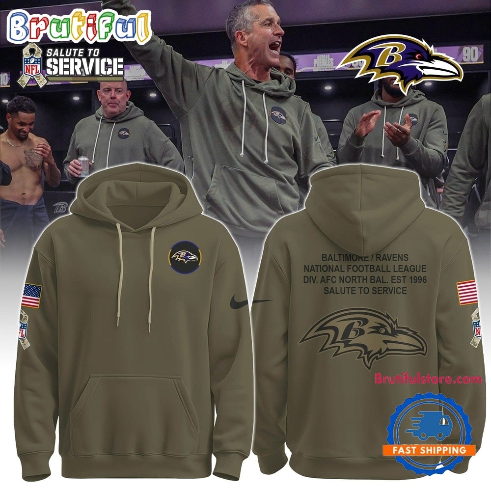 Baltimore Ravens NFL Salute To Service 2026 Limited Edition Hoodie