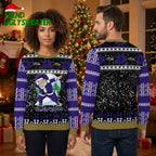 Baltimore Ravens Santa Claus Dancing Ho Ho Ho Ugly Christmas Sweater