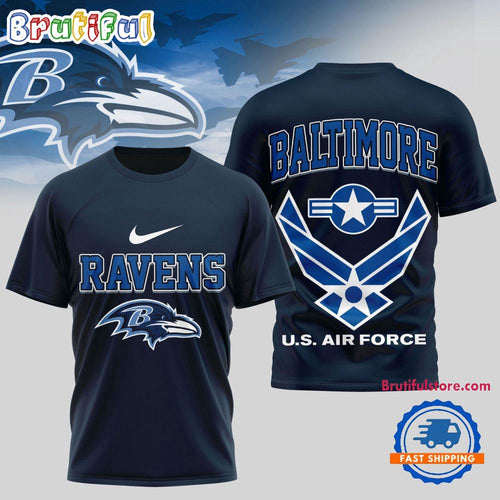 Baltimore Ravens US Air Force Military Unisex 3D Shirt