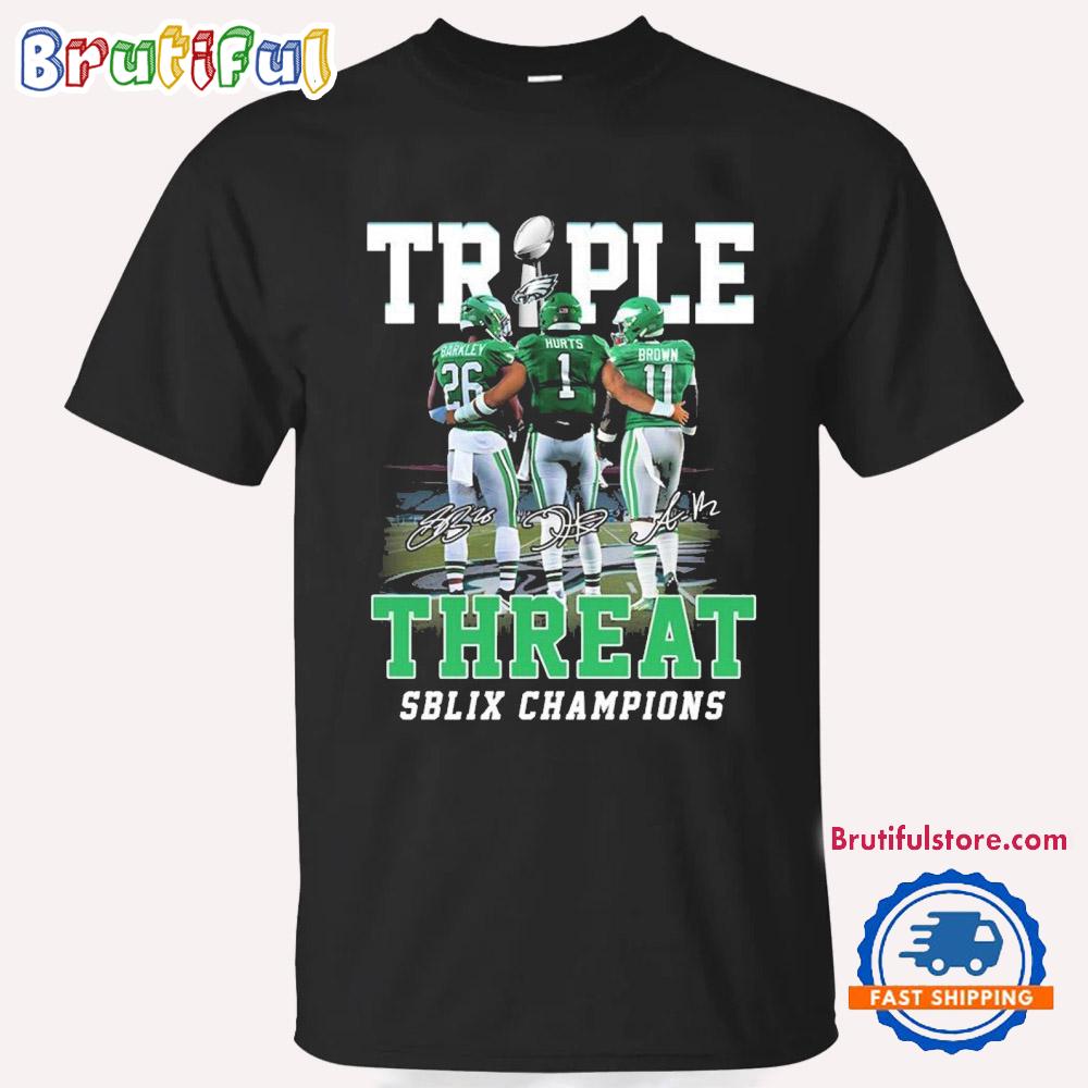 Barkley Hurts Brown Triple Threat SBLIX Champions T Shirt