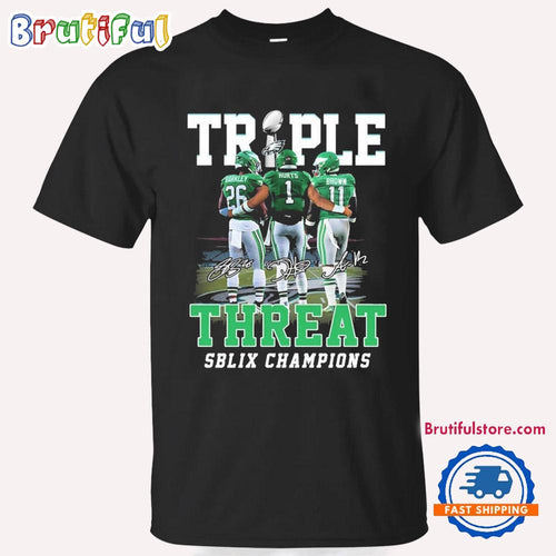 Barkley Hurts Brown Triple Threat SBLIX Champions T Shirt