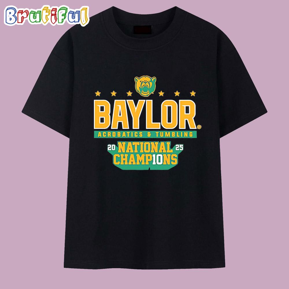 Baylor Acrobatics & Tumbling 2025 National Champions T Shirt