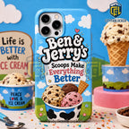 Ben & Jerry’s Scoops Theme Silicone Phone Case