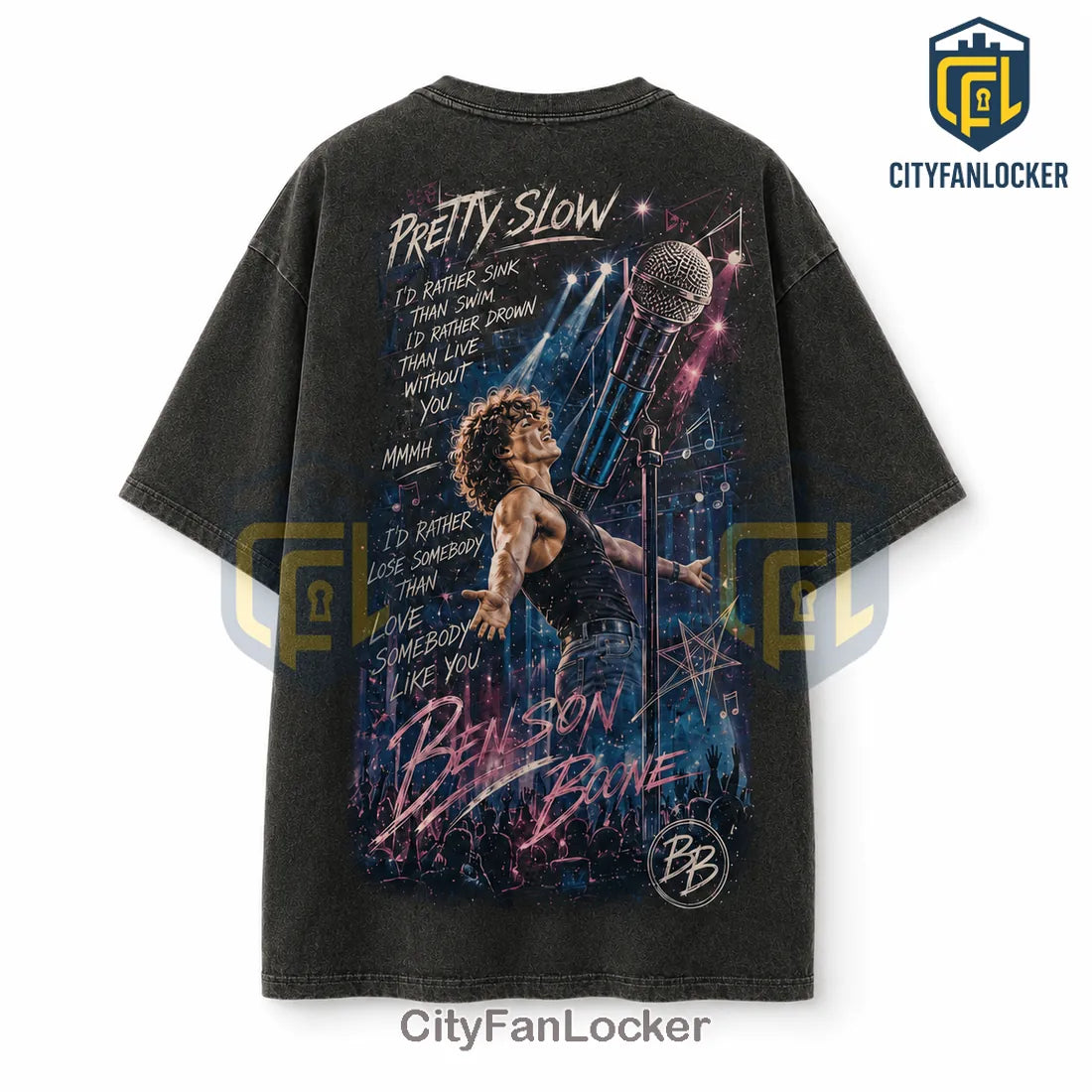 Benson Boone Pretty Slowly Vintage Washed T-Shirt
