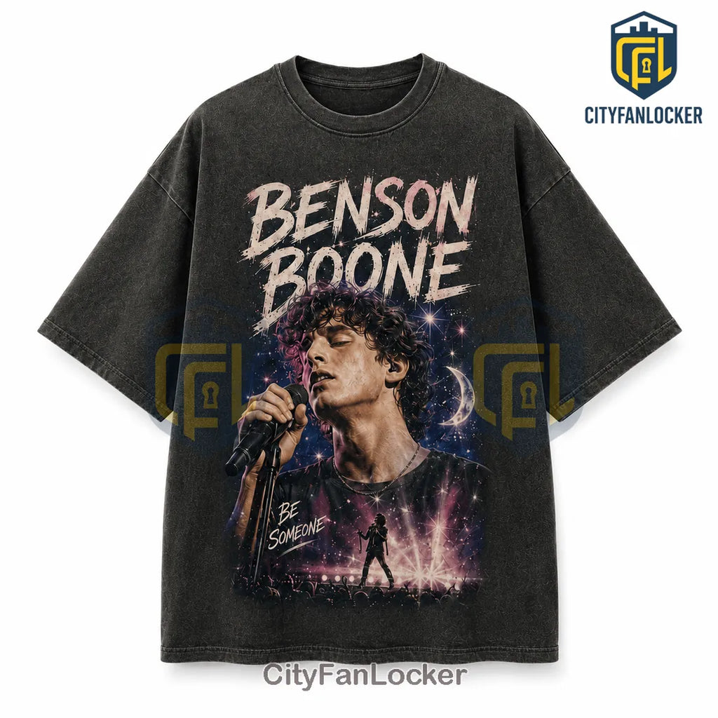 Benson Boone Pretty Slowly Vintage Washed T-Shirt