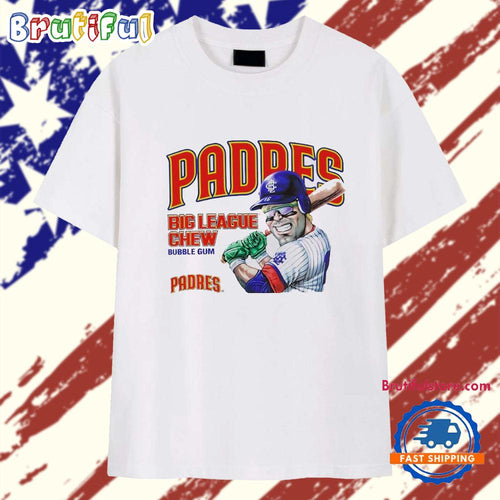 Big League Chew Bubble Gum San Diego Padres T Shirt