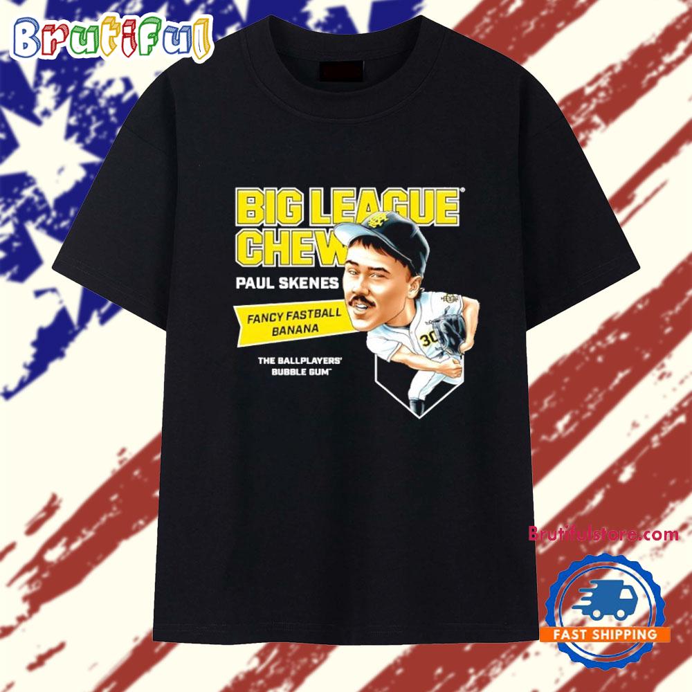 Big League Chew Paul Skenes Fancy Fastball Banana The Ballplayers Bubble Gum T Shirt