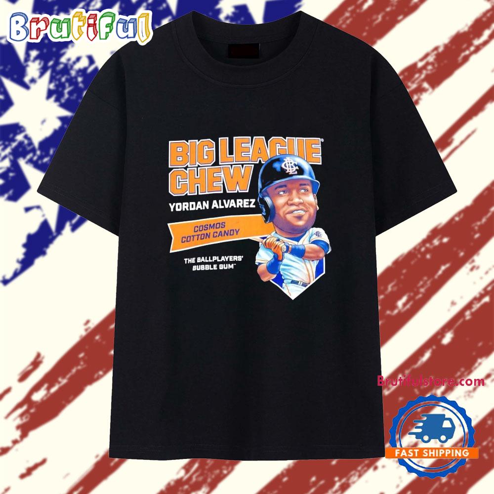 Big League Chew Yordan Alvarez Cosmos Cotton Candy The Ballplayers Bubble Gum T Shirt