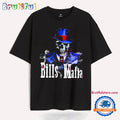 Bills Mafia Skull Smoking Football T Shirt