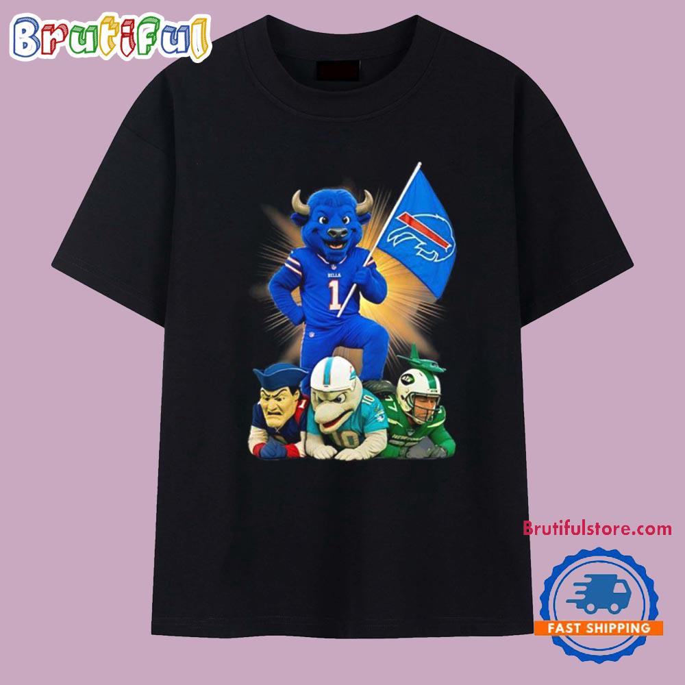 Billy Buffalo Step on Mascots Other With Flag T Shirt