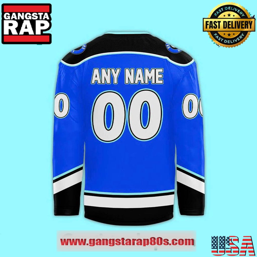 Biloxi Breakers Limited Edition 2025 Blue Custom Hockey Jersey