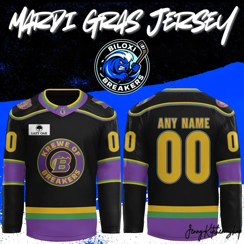 Biloxi Breakers Mardi Gras 2026 Limited Jersey