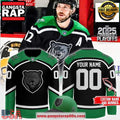 Binghamton Black Bears x 2025 Commissioners Playoffs Custom Hockey Jersey