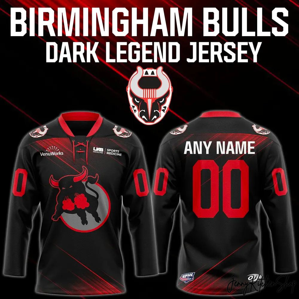 Birmingham Bulls 2026 Bulls Dark Legend Special Jersey