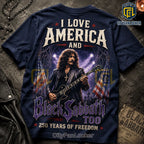 Black Sabbath I Love America 250 Years of Freedom T-Shirt