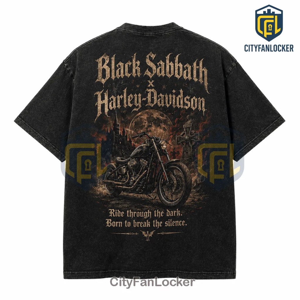 Black Sabbath x Harley-Davidson Vintage Washed T-Shirt