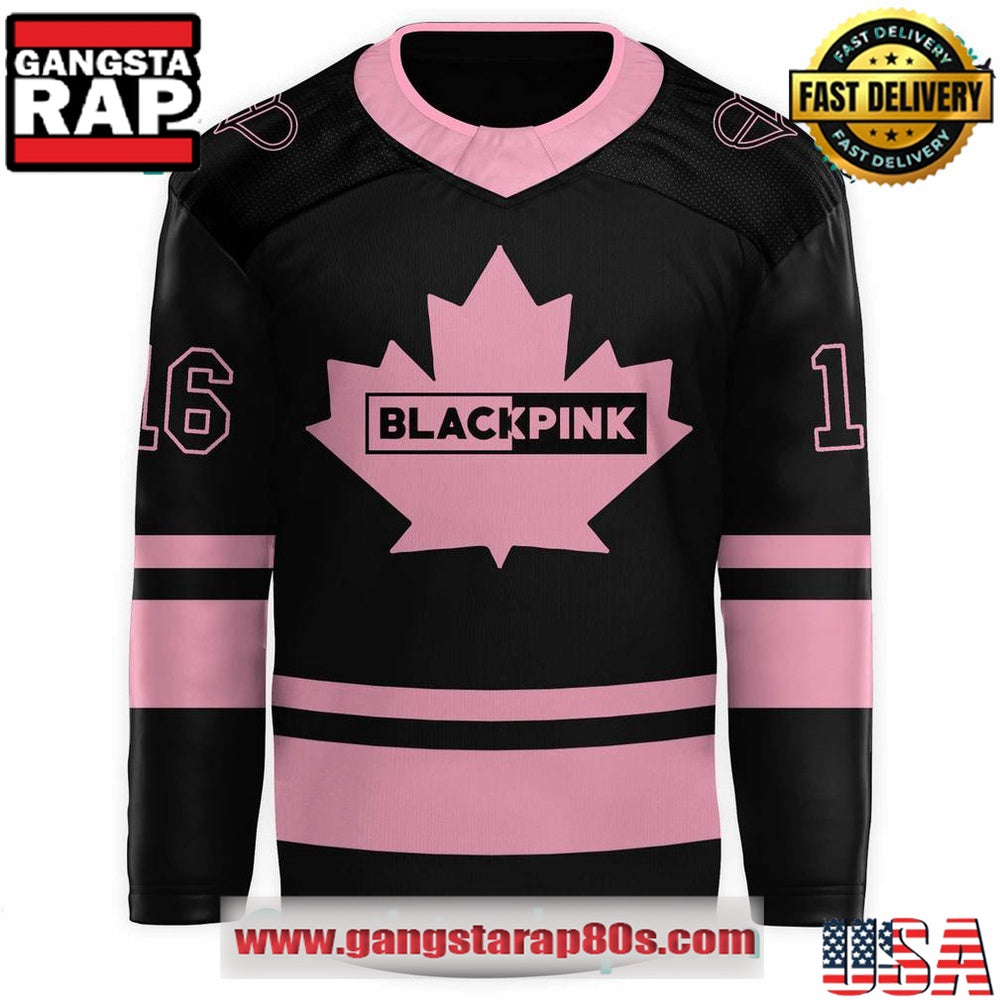 Blackpink 2025 World Tour Toronto Canada Special Edition Custom Hockey Jersey