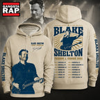Blake Shelton Friends And Heroes 2025 Tour Hoodie T-Shirt