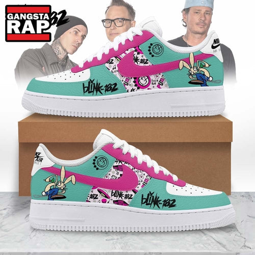 Blink 182 Custom Air Force 1 Sneakers Shoes, Music Air Force 1 Shoes