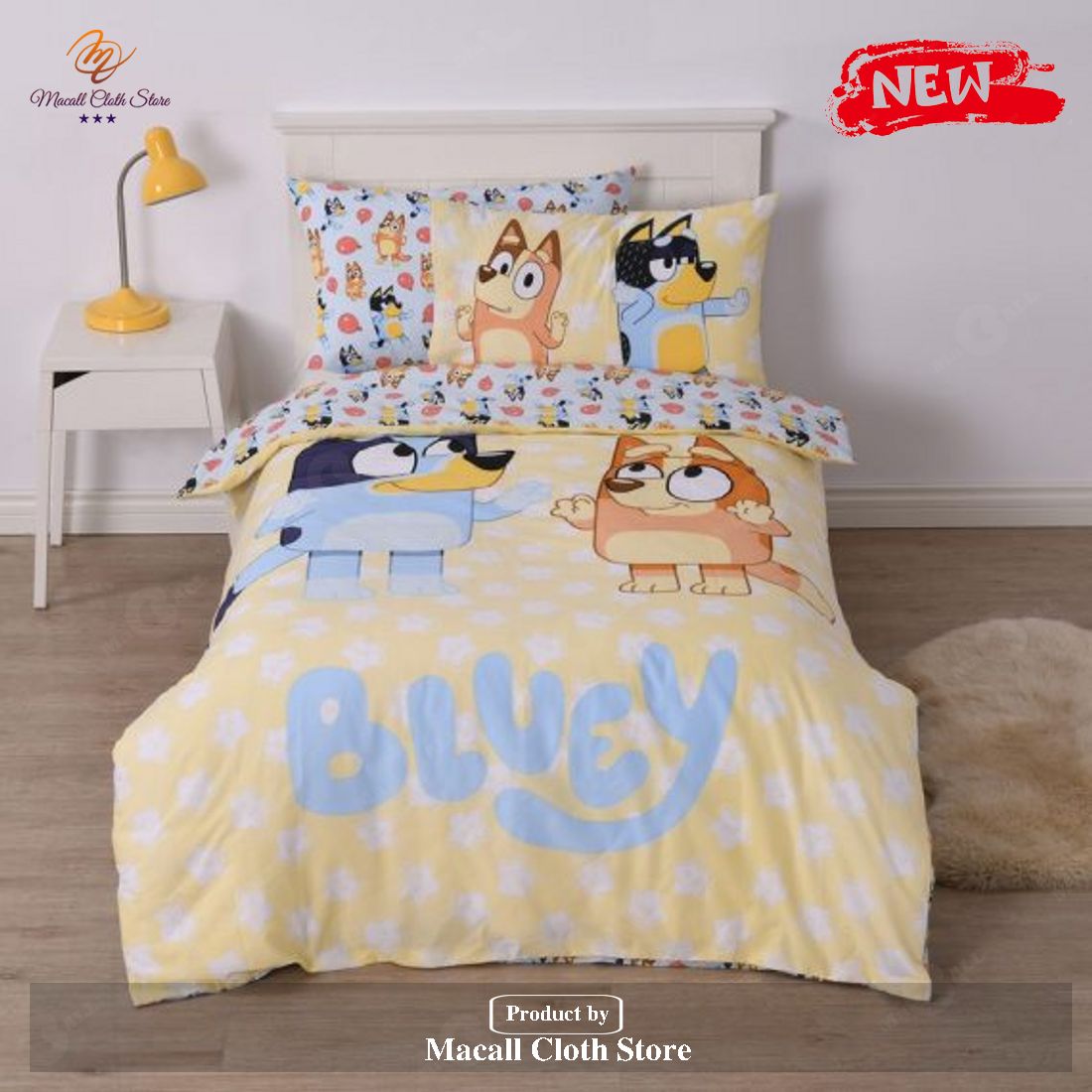 Bluey Duvet Preimum Design For Everyone Quilt Bedding Set