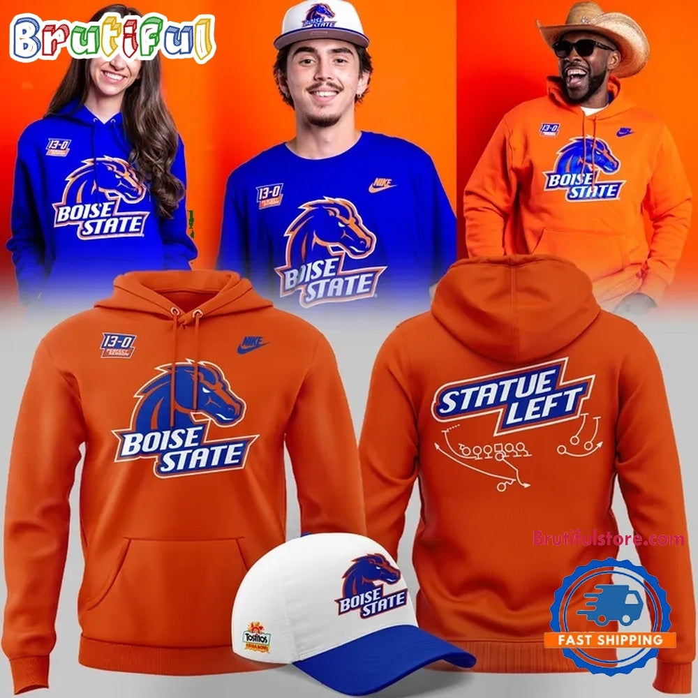Boise State Broncos Football 20th Anniversary Fiesta Bowl 2026 Orange Hoodie T-Shirt