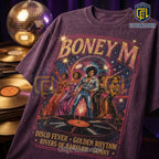 Boney M Vintage Disco Purple T-Shirt