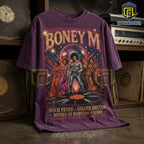 Boney M Vintage Disco Purple T-Shirt