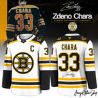 Boston Bruins Honor Legend 33 Zdeno Chara Signature Jersey