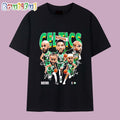 Boston Celtics All Team Caricature Signature T Shirt